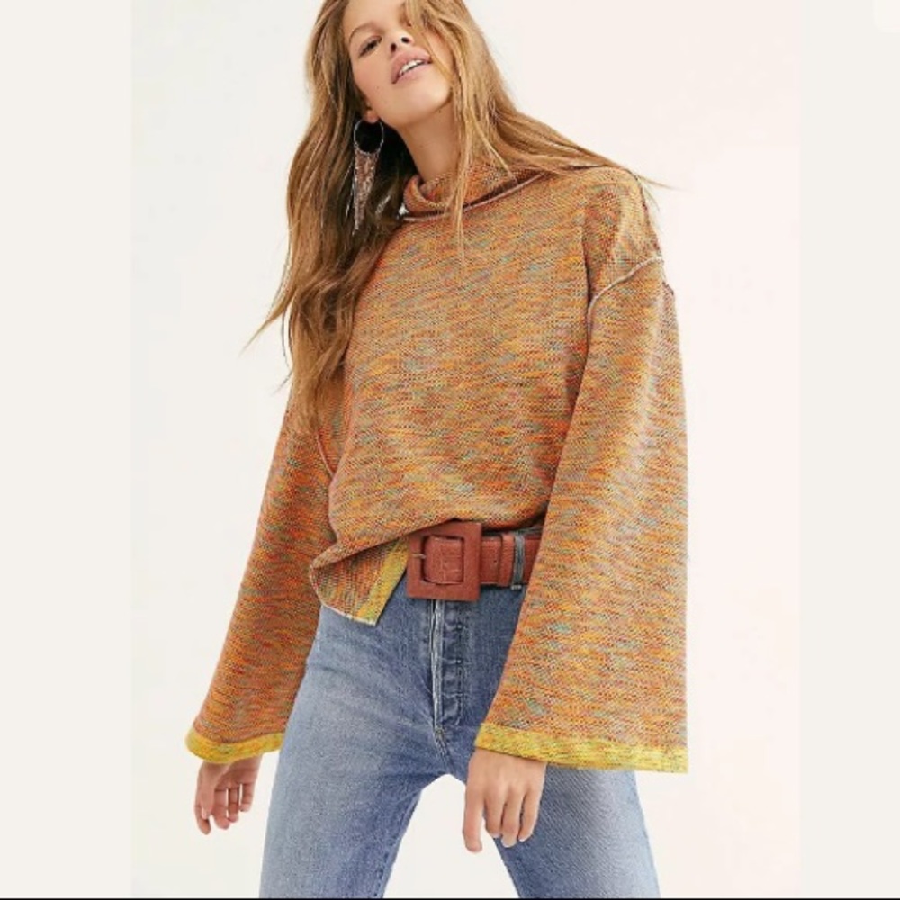 Free People Sunny Days Turtleneck Sweater